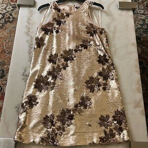 NWT Gianni Bini rose gold dress